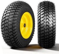 16x6.50-8 Lawn Mower Tires with Rim, 2 Pack