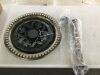 VINGLI 28-in H Antique Copper Resin Birdbath - 2
