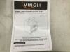VINGLI 17.72W x 25.6H Rattan Boho Nightstand with 2 Drawers Charging Station and Shelves - 3