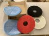 5 Pack 12" Commercial Microfiber Carpet Bonnet Mopping Buffing Pad Floor Machine Pads - 2