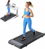 3 in 1 Portable Under Desk Walking Pad Treadmill, 320lb Capacity