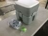 VINGLI Portable 5.3 Gallon Camping Toilet with Carrying Bag and Large Capacity Tank Gray - 2