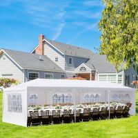 10' x 30' Canopy Tent with 5 Removable Sidewalls