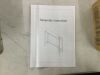 39.37in Brown Triamine Iron Entryway Table with Plugs - 3
