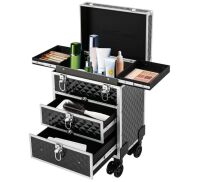 Professional 3-in-1 Makeup Vanity Travel Case