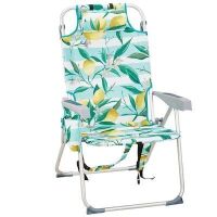 VINGLI 39H Portable Aluminum Backpack Beach Chair