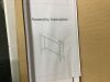 39.37in Brown Triamine Iron Entryway Table with Plugs - 3