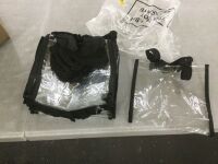 Small Clear Plastic Tote Bags, 30pc