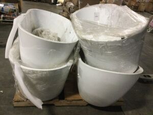 Lot of (4) Bath Tubs