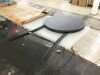 Bar Height Folding Table Indoor Outdoor Accessory w/ Thick Table Top - 32in - 3