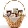 Handwoven Medium Gift Basket w/Collapsible Handle For Celebrations, 15 Inch