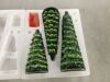Set of 3 Pre-Lit Ceramic Tabletop Christmas Trees - 3