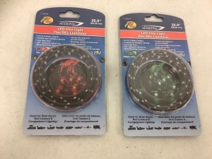 Lot of (2) LED Flex Light, Appears New, Sold as is