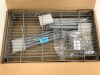 FcH Microwave Bakers Rack Storage Rack with Heavy Duty Shelf, Chrome - 2