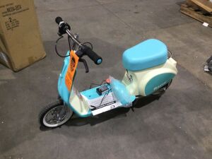 Razor Pocket Mod Petite 12V Miniature Euro-Style Electric Scooter, Slight Cosmetic Damage