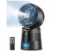 DREO TurboCool 512 CFM 6-Speed Indoor Misting Portable Evaporative Cooler for 1400 sq. ft. with 150&deg; Oscillation