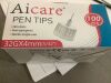 Pen Tips 32G x 4mm, Universal Fit, 100/bx, Comfortable, Extra-Thin - 3