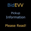 PICKUP INFORMATION FOR BIDEVV WEST LOCATION - PLEASE READ!