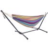 9FT Heavy Duty Hammock Set 2-Person Double with Stand