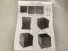 White Cube Metal Planter Box 24" - Loose Hardware - 2