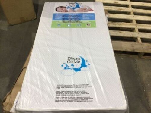 Dream On Me Lavender 6" Foam Core Crib and Toddler Mattress