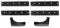 Pair of Slip-on Rocker Panel Cab Corners for GMC Sierra 2015-2019 2500 3500