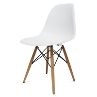 Aron Living Paris Dining Side Chair with Wood Legs. Appears New
