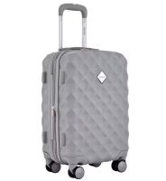 Kensie 20 in. Paloma (Gray) Rolling Expandable Carry-On Luggage