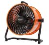 Commercial Electric 16 in. 3-Speed Drum Floor Fan in Orange High Velocity Turbo