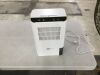 Edendirect 6.5 pt. 1,000 sq. ft. 30 dB Quiet Rotary Desiccant Dehumidifier for Basement, with 0.66 Gal. Bucket, Drain Hose (White) - 3