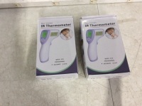 Lot of (2)&nbsp;&nbsp;Non-Contact Infrared Digital Forehead Thermometers&nbsp;