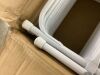 10 Pack White Folding Chairs - Dirty - 3