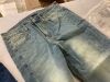 Lot of (2) Sidefeel Women's Capri Jeans High Waisted Wide Leg Stretchy Raw Hem Side Seam, Size 8 & 10 - 4
