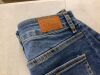 Lot of (2) Sidefeel Women's Capri Jeans High Waisted Wide Leg Stretchy Raw Hem Side Seam, Size 8 & 10 - 6