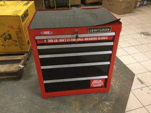 Craftsman 2000 Series 26.5-in W x 34-in H 5-Drawer Steel Rolling Tool Cabinet