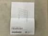 MODWAY Lily White Twin Upholstered Vinyl Headboard - 5