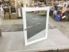 Glacier Bay 20 in. W x 26 in. H Rectangular Framed Recessed or Surface-Mount Bathroom Medicine Cabinet with Mirror, White - 2