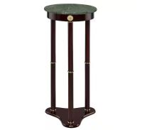Coaster 12 in. Merlot Round Marble Accent Table