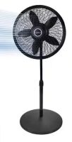 Lasko Cyclone 18 in. 3 Speed Oscillating Pedestal Fan for Home in Black with Adjustable Height, Tilt Back Head, Easy Assembly