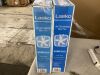Lot of (2) Lasko 20 in. 3 Speed Air Circulating Box Fan for Home in White with Save Smart Technology, 1820 CFM and Carry Handle - 2