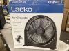 Lasko 20 in. 3 Speed Air Circulator Floor Fan for Home in Black with Wall Mount Option, Full Range Pivoting Head, Carry Handle - 3