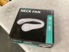 Portable 8 in. Neck fan - 2
