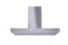 Vissani Lora 36 in. 350CFM Convertible T-Shape Wall Mount Range Hood in Stainless Steel with Charcoal Filters and LED Lighting