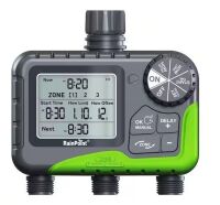 RainPoint 3 Zone Digital Hose Timer Programmable Water Timer for Lawns and Gardens