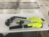 RYOBI ONE+ 18V Cordless String Trimmer/Edger and Blower/Sweeper Combo Kit (2-Tools) with 2.0 Ah Battery and Charger - 2