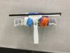 Unger 14 in. Microfiber Window Squeegee and Scrubber