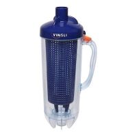 VINGLI Pool Leaf Canister with Handle Fits Pool Vacuum Cleaner Automatic Sweeper Blue Top