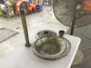 VINGLI 28-in H Antique Copper Resin Birdbath - 2