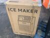 22 in. 200 lbs. / 24H Full Size Cubes Undercounter/Freestanding Commercial Ice Maker in Black with Clean Cycle - 10