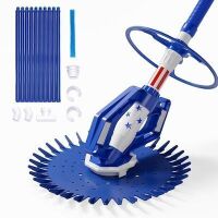VINGLI Automatic Pool Vacuum Cleaner Creepy Crawler Vacuum with 33FT Hoses Ameican Blue Star